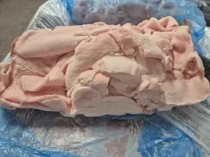 Frozen pork cutting fat - for sale .