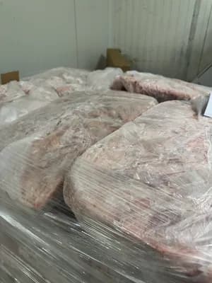 Frozen chicken skin