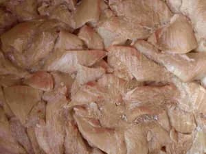 Frozen chicken offcuts fillets