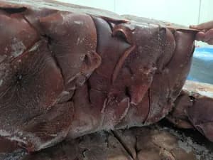 Frozen pork liver