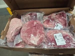 Pork ham 4D, 2kg vac. Carton box