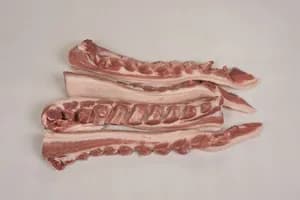 Frozen pork HARD belly stripes, RINDLESS from GERMANY
