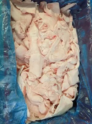 Frozen pork cutting fat
