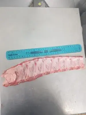Frozen Pork loin ribs, carton 10kg
