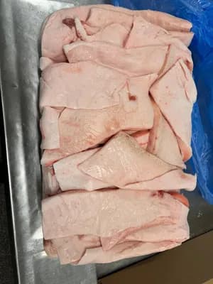 Frozen pork back fat