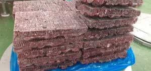 Frozen turkey liver, naked block