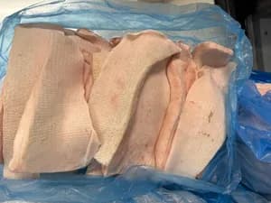 Frozen pork back fat, polyblock